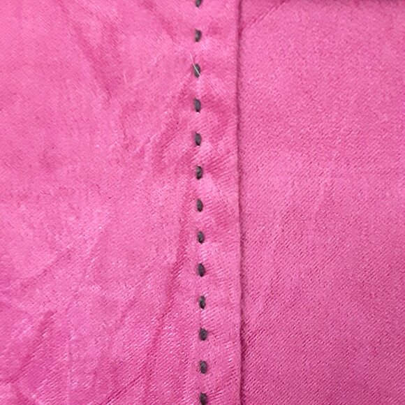 Courtnay Purple Stretch Blazer Size 14, Black Stitch Design, Long Sleeve. - Picture 5 of 9